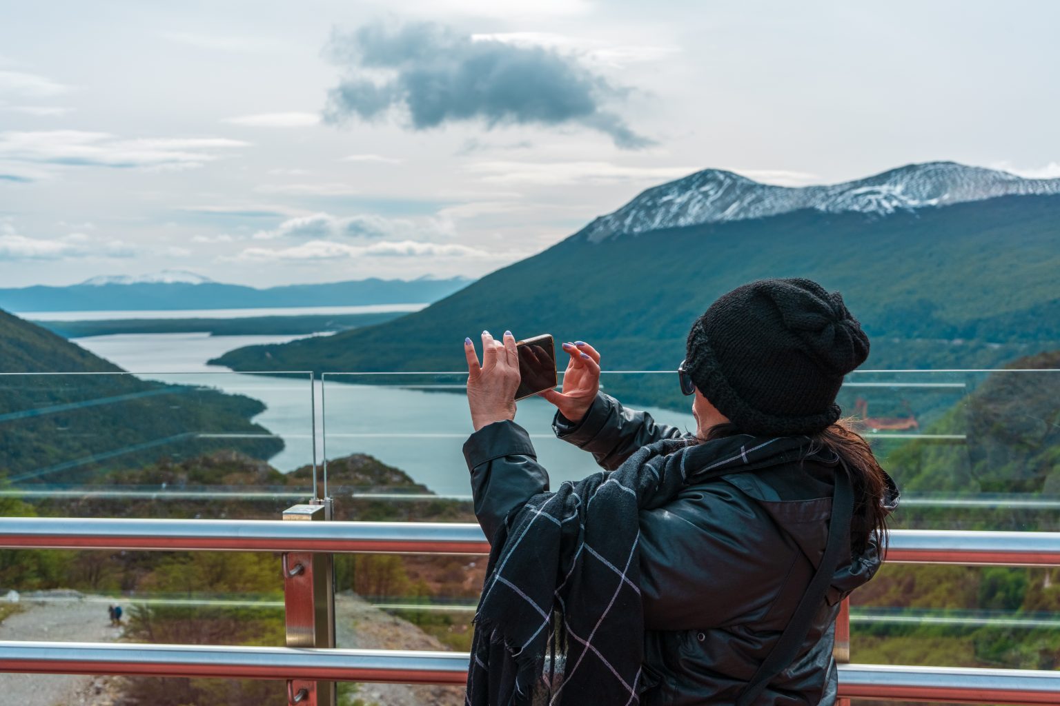 Clienta en Paso Garibaldi, TDF, Argentina